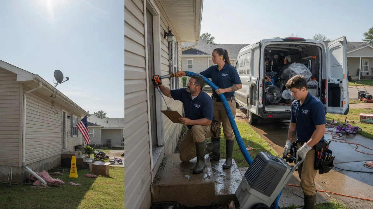 Ceiling Water Damage Restoration in Cloverport, KY near me